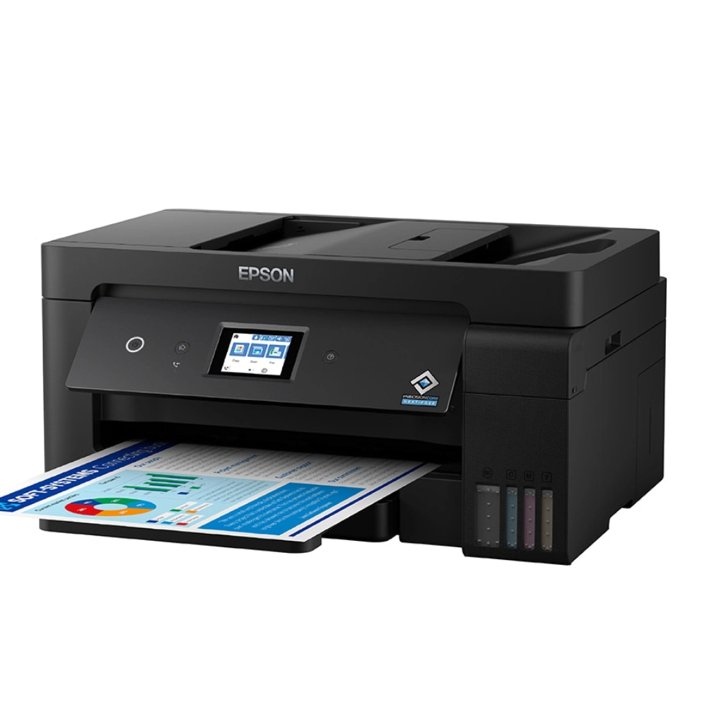 Epson Ink Tank Color Printer L14150 A3 Multi Function with Duplex | Fax | Lan | ADF | WiFi (4 Color) view 2